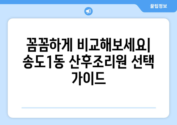 인천 연수구 송도1동 산후조리원 추천| 엄마와 아기의 행복한 시작 | 송도 산후조리원, 출산 후 관리, 송도1동 산후조리원 비교