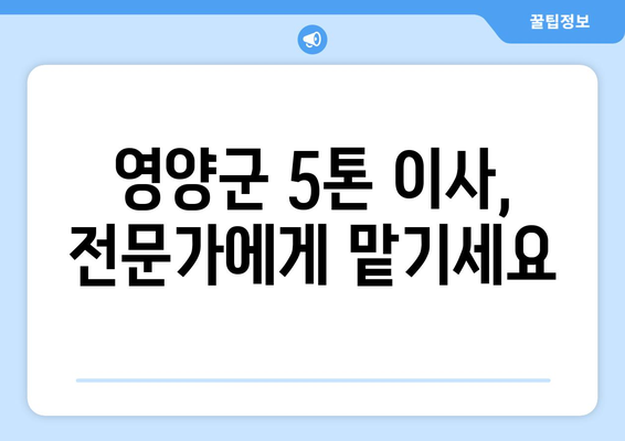 영양군 청기면 5톤 이사, 믿을 수 있는 이삿짐센터 추천 | 영양군 이사, 5톤 이삿짐, 청기면 이사센터