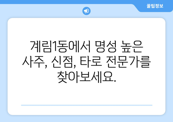 광주시 동구 계림1동 사주 잘 보는 곳 추천 |  운세, 궁합, 신점, 사주풀이,  타로