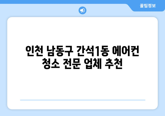 인천 남동구 간석1동 에어컨 청소 전문 업체 추천 | 에어컨 청소, 냉난방, 가전 관리,  인천 에어컨 청소