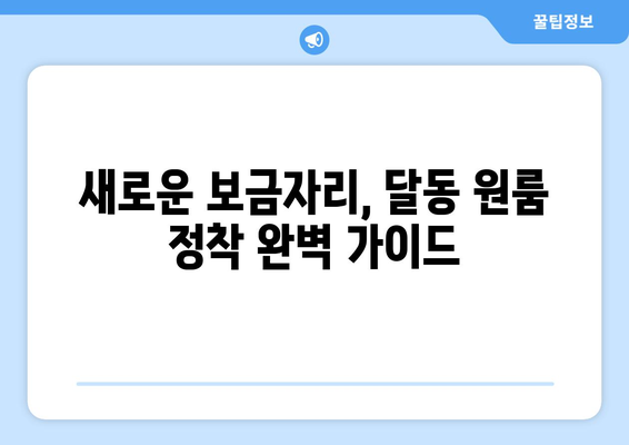 울산 남구 달동 원룸 이사, 짐싸기부터 새집 정착까지 완벽 가이드 | 원룸 이사 꿀팁, 비용 절약, 업체 추천